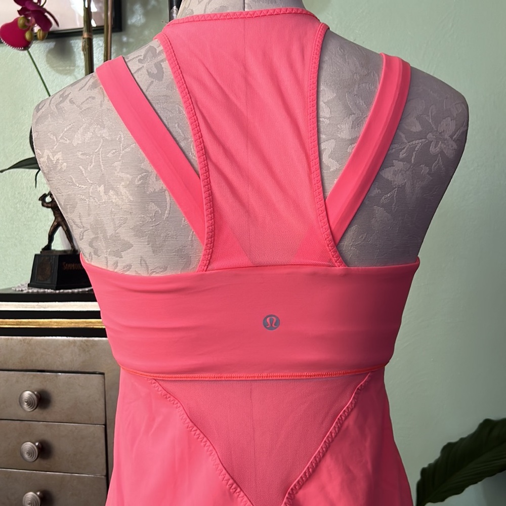 LULULEMON Running In The City Tank 2 Grapefruit Run Gym - Picture 6 of 12